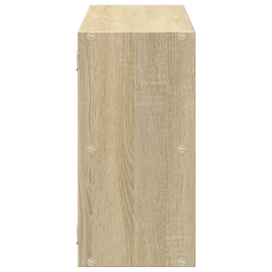 Étagère murale chêne sonoma 100x25x50 cm bois d'ingénierie - 5