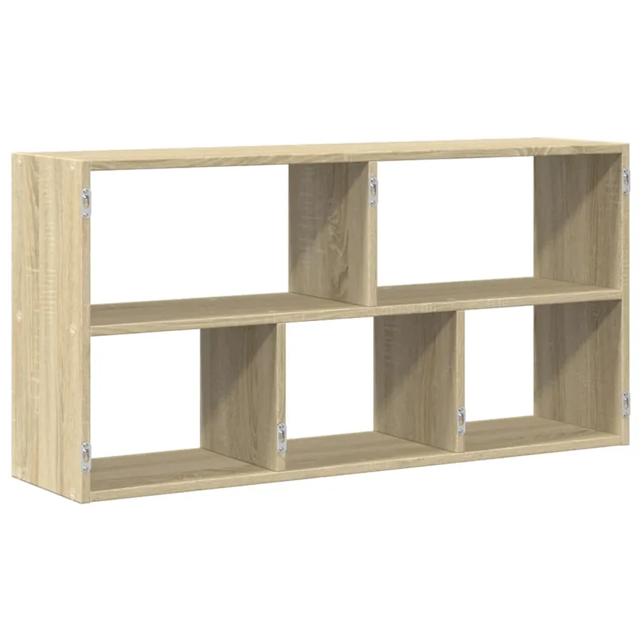 Étagère murale chêne sonoma 100x25x50 cm bois d'ingénierie - 6