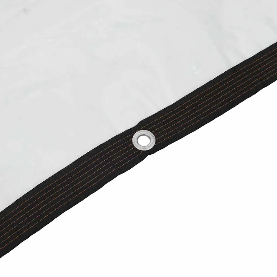 Housse de protection plantes avec œillets 2x8 m polyéthylène - 8