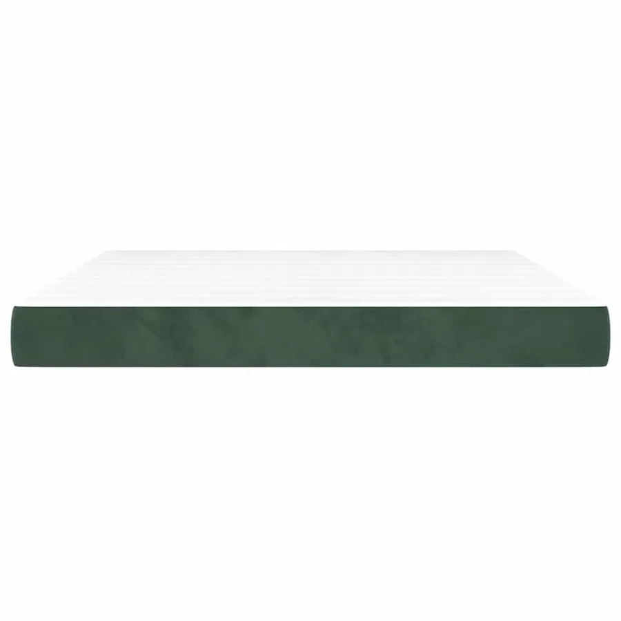 Matelas à ressorts ensachés 160 x 220 cm Vert foncé - 3