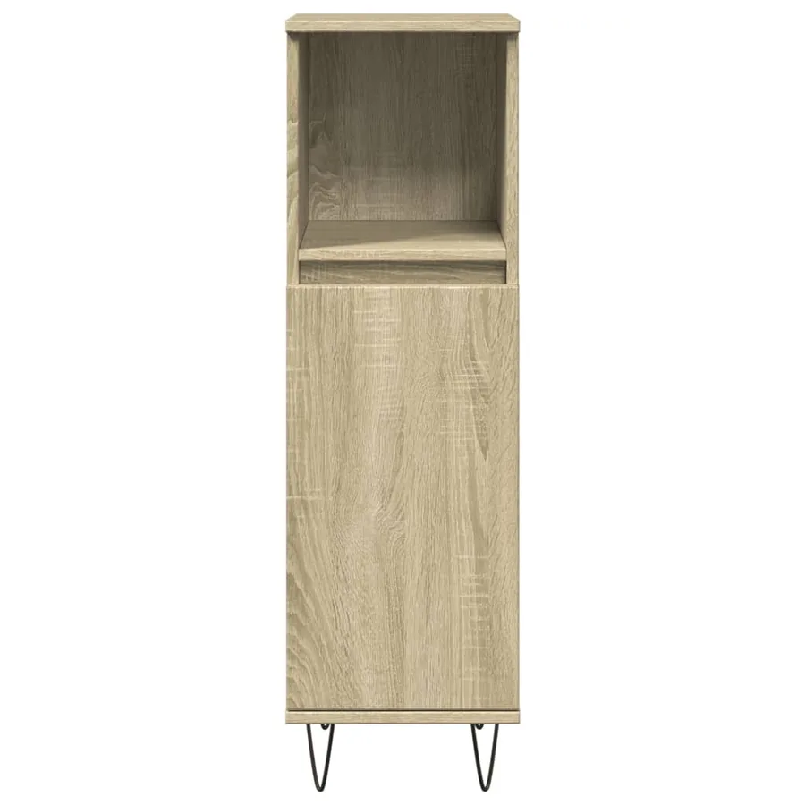 Ensemble de meubles de salle de bain 3 pcs chêne sonoma - 7