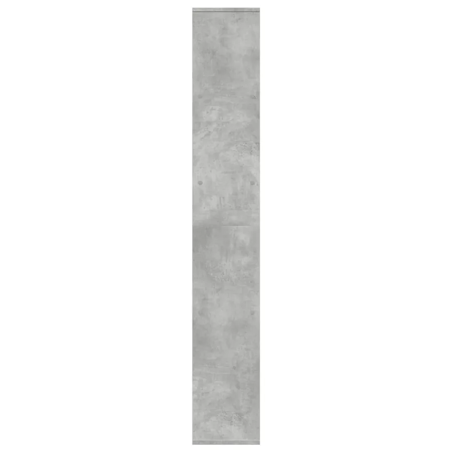Étagère séparatrice de pièce gris béton 67x25x161,5 cm - 6