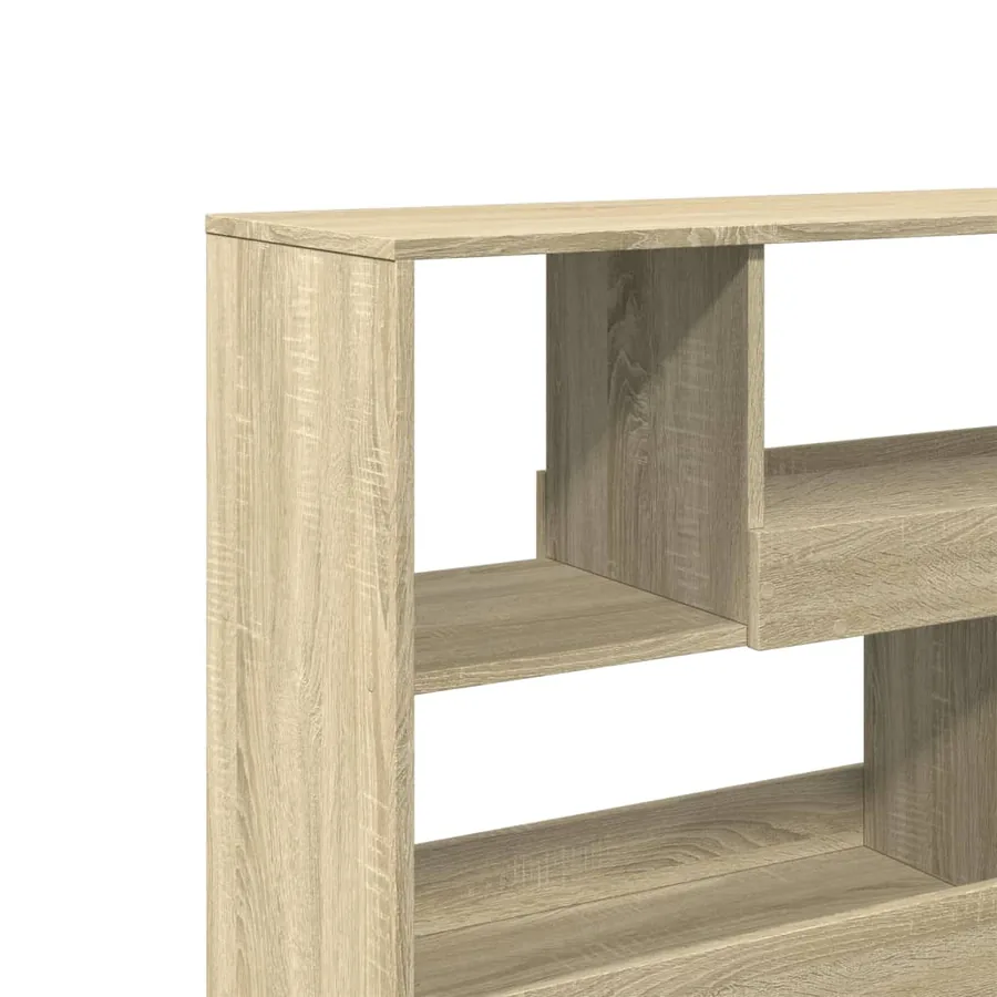 Bibliothèque/Séparateur de pièce chêne sonoma 100x33x94,5 cm - 6