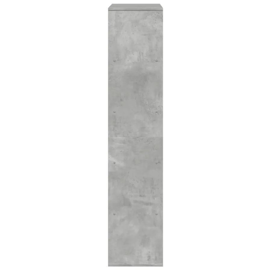 Bibliothèque gris béton 100x33x156,5 cm bois d'ingénierie - 5