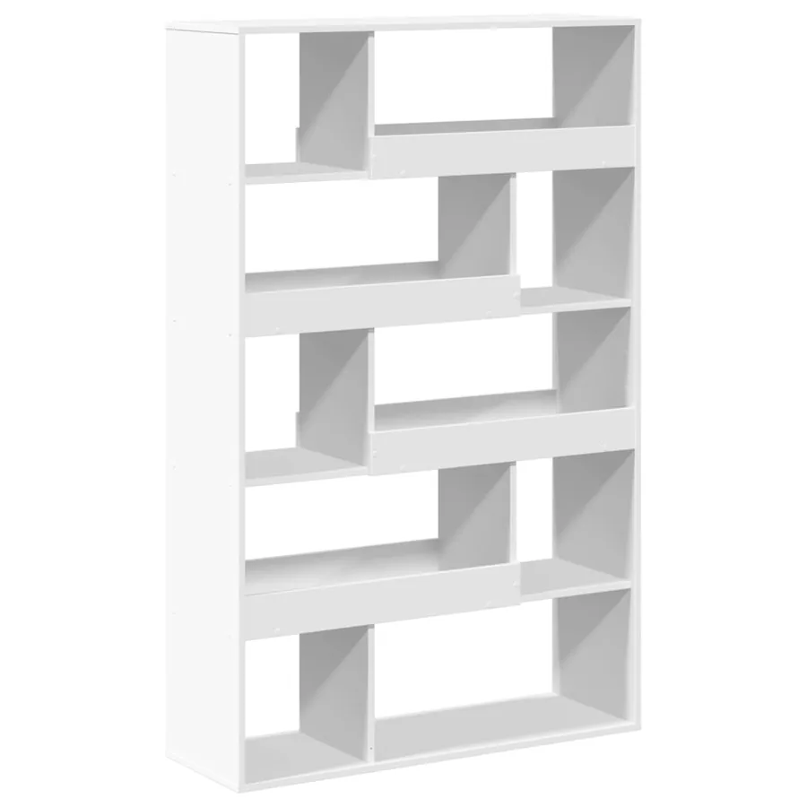 Cloison de séparation blanc 100x33x156,5 cm bois d'ingénierie - 2