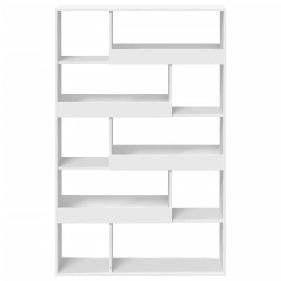 Cloison de séparation blanc 100x33x156,5 cm bois d'ingénierie - 4