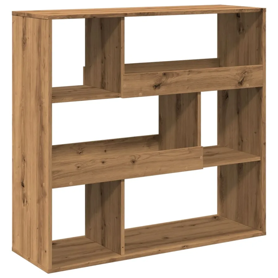 Bibliothèque/Séparateur de pièce chêne artisanal 100x33x94,5 cm - 2