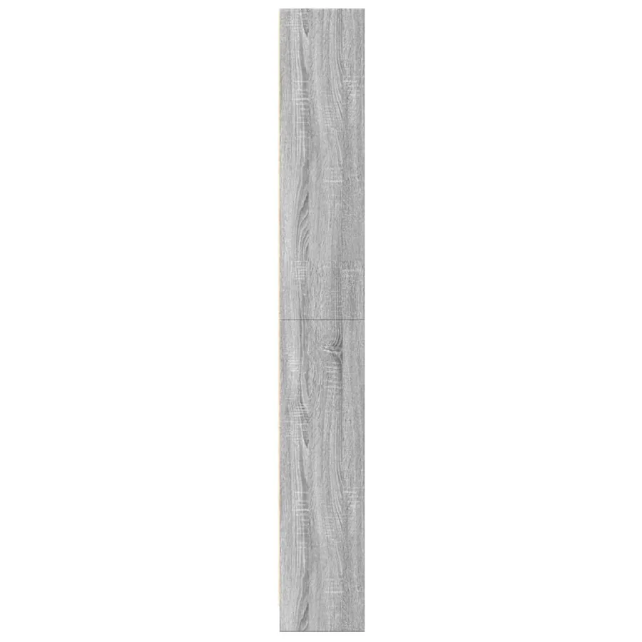 Bibliothèque sonoma gris 60x24x176 cm bois d'ingénierie - 6