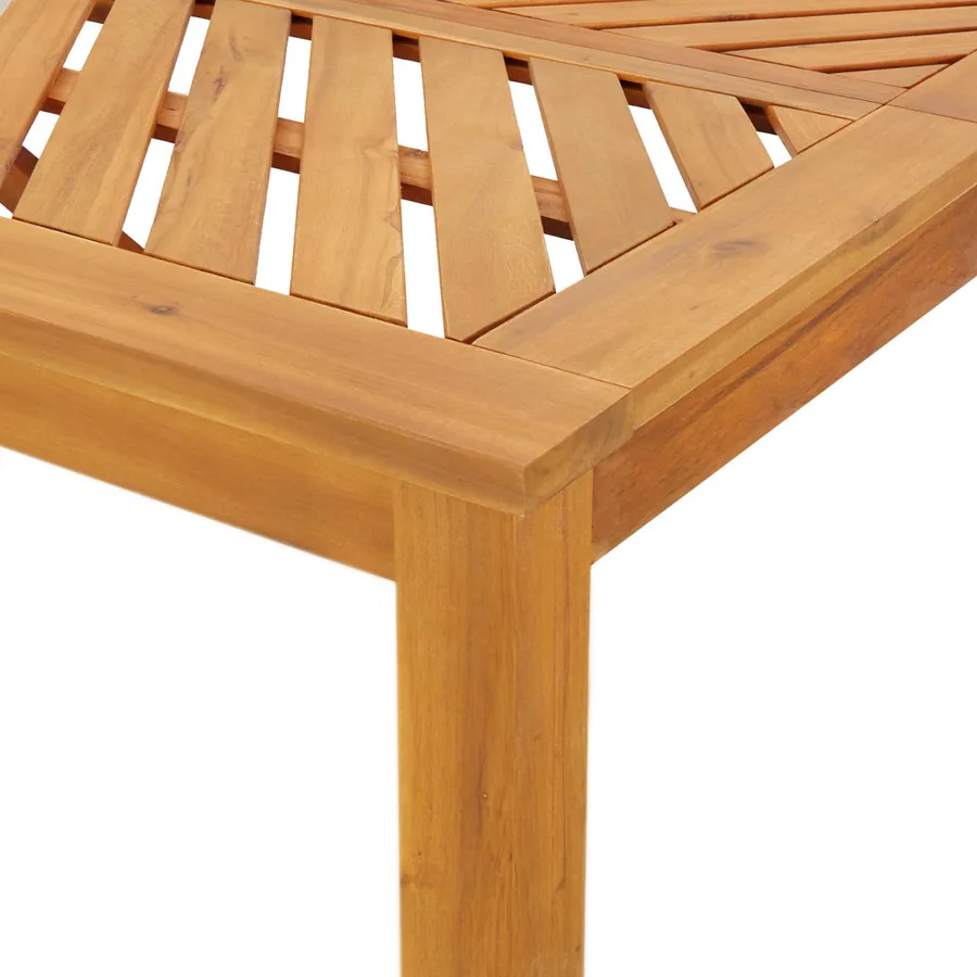 Ensemble de salle à manger pour jardin 4 pc Marron - 11