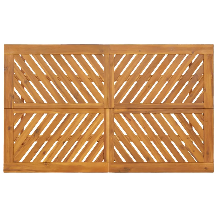 Ensemble de salle à manger pour jardin 4 pc Marron - 9