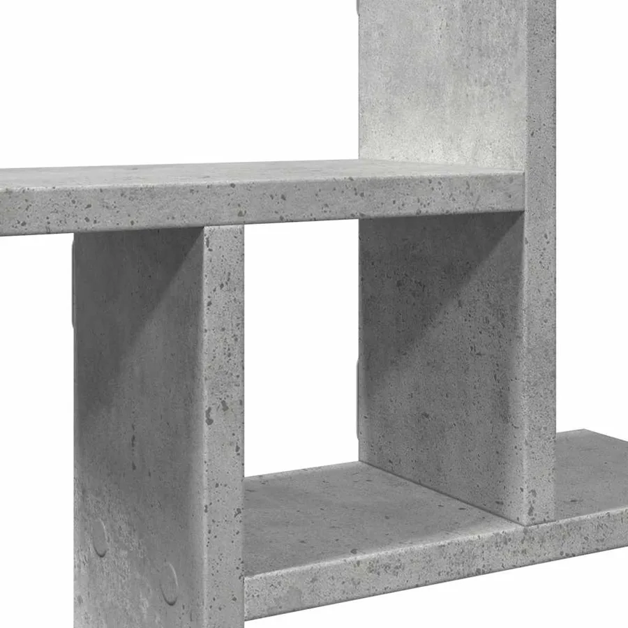 Étagères murales 2 pcs gris béton 38x12x38 cm bois d'ingénierie - 9