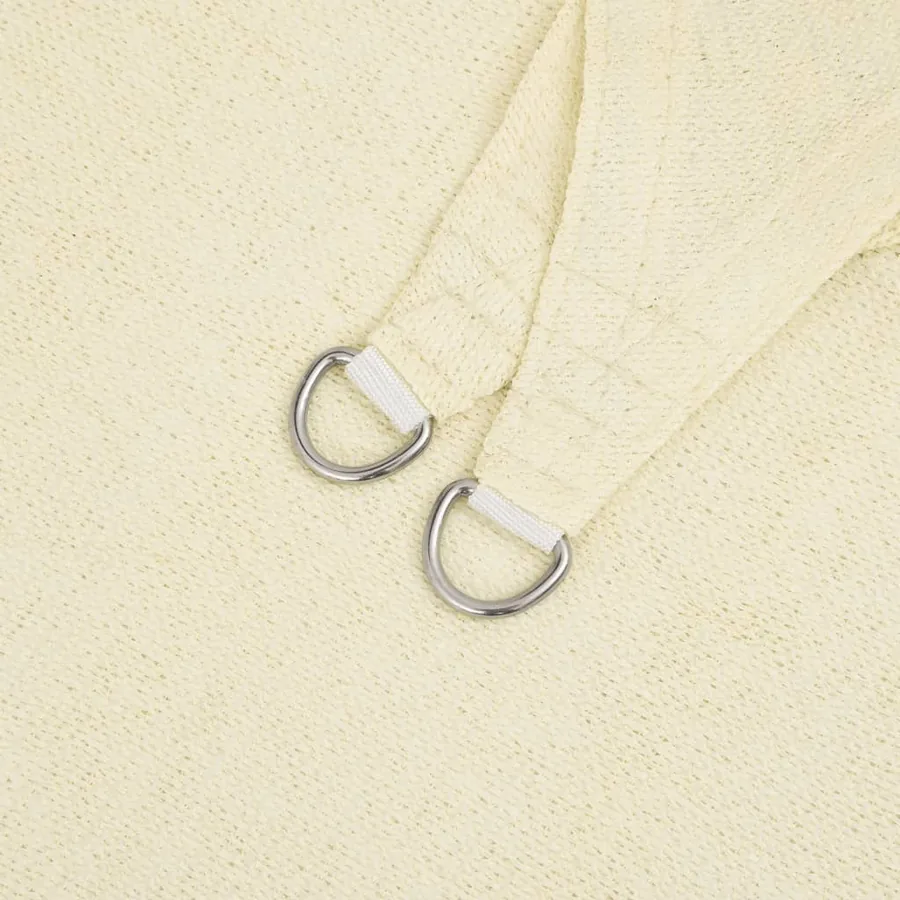 Voile d'ombrage 160 g/m² Crème 2x5 m PEHD - 5