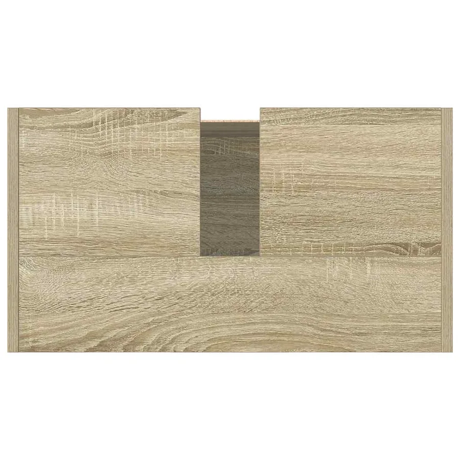 Armoire de bain chêne sonoma 58x33x60 cm bois d'ingénierie - 7