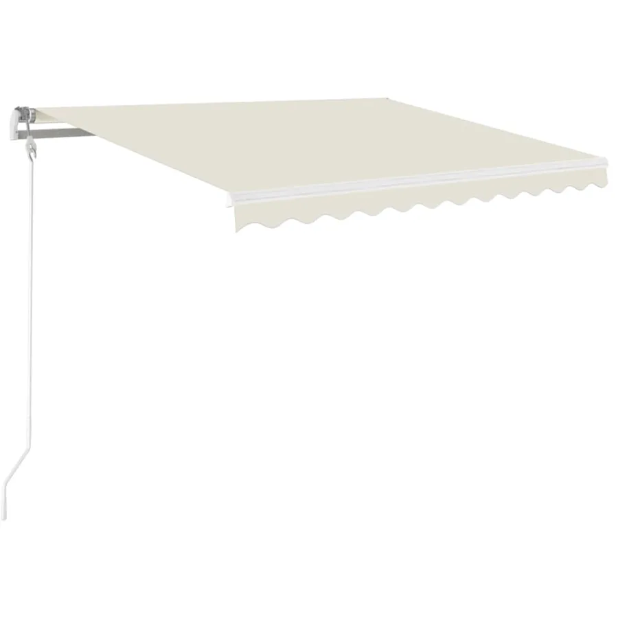 Auvent rétractable automatique 350x250 cm Crème - 2