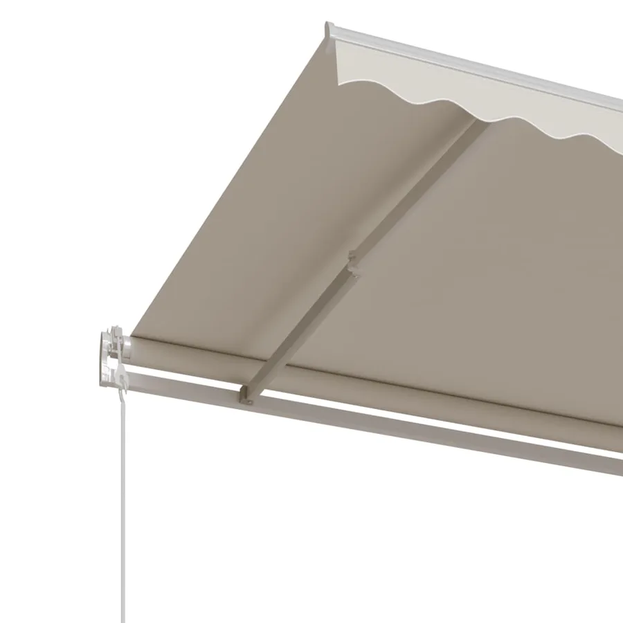Auvent rétractable automatique 350x250 cm Crème - 5