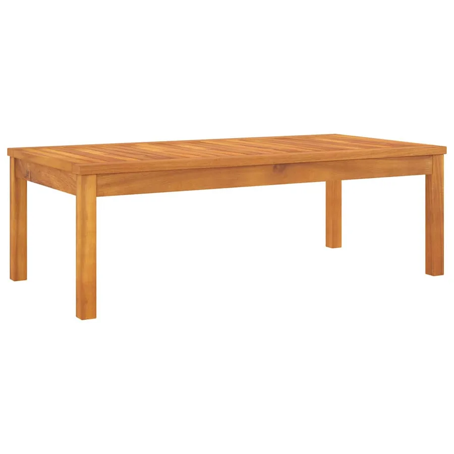 Table basse 100x50x33 cm bois d'acacia massif - 2