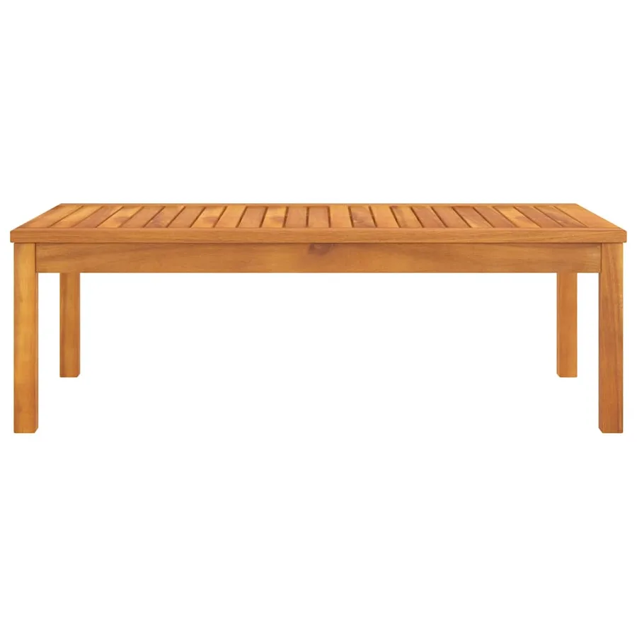 Table basse 100x50x33 cm bois d'acacia massif - 3