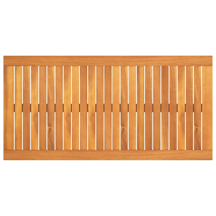 Table basse 100x50x33 cm bois d'acacia massif - 5