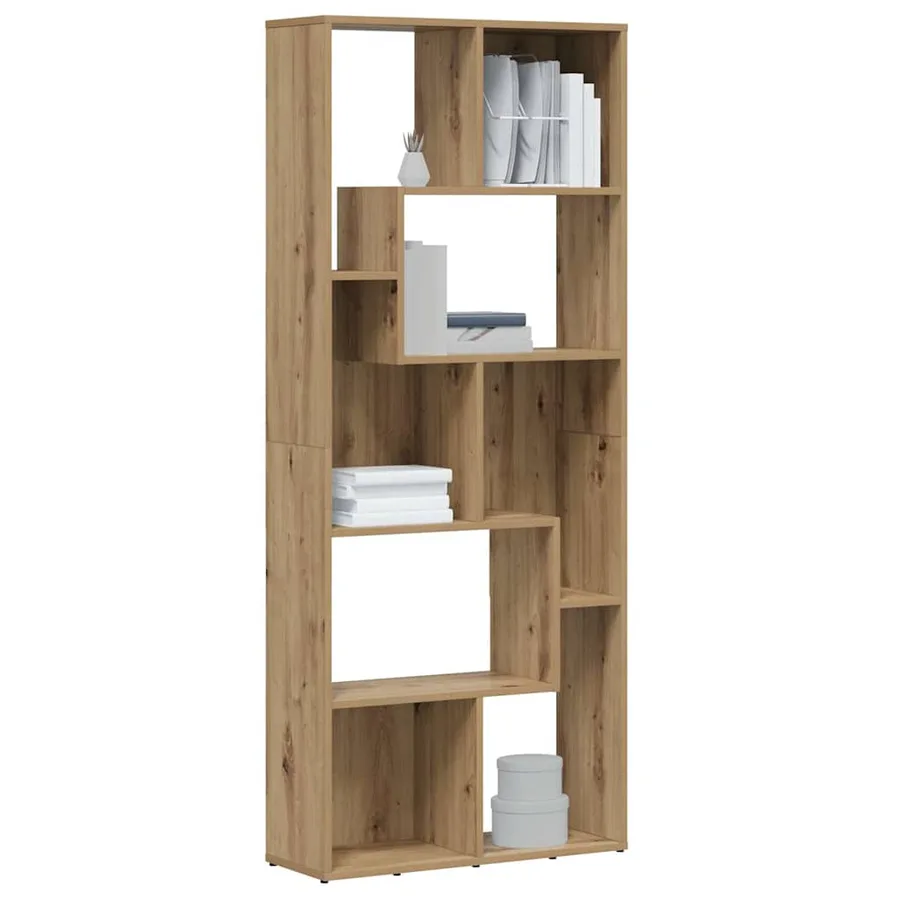 Bibliothèque Artisan Chêne 67x24x161 cm Bois d'ingénierie - 4