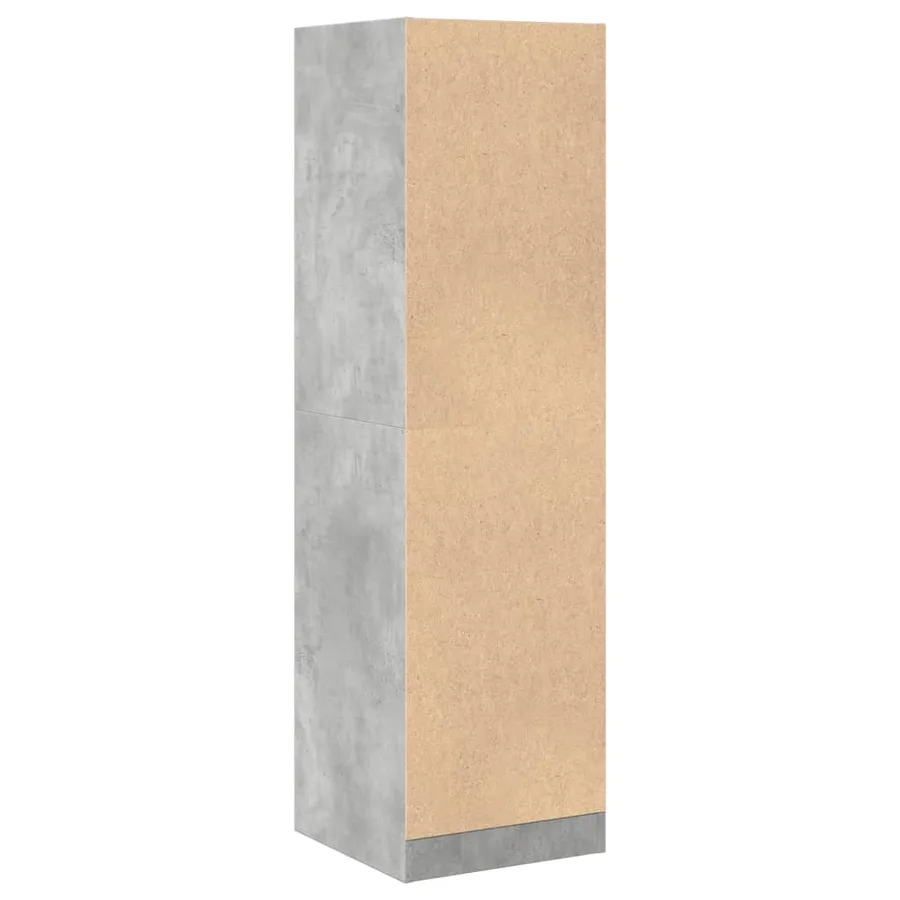 Armoire d'apothicaire gris béton 40x41x144,5 cm bois ingénierie - 6