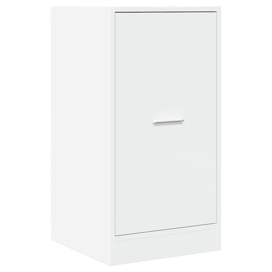Armoire d'apothicaire blanc 40x41x77,5 cm bois d'ingénierie - 4