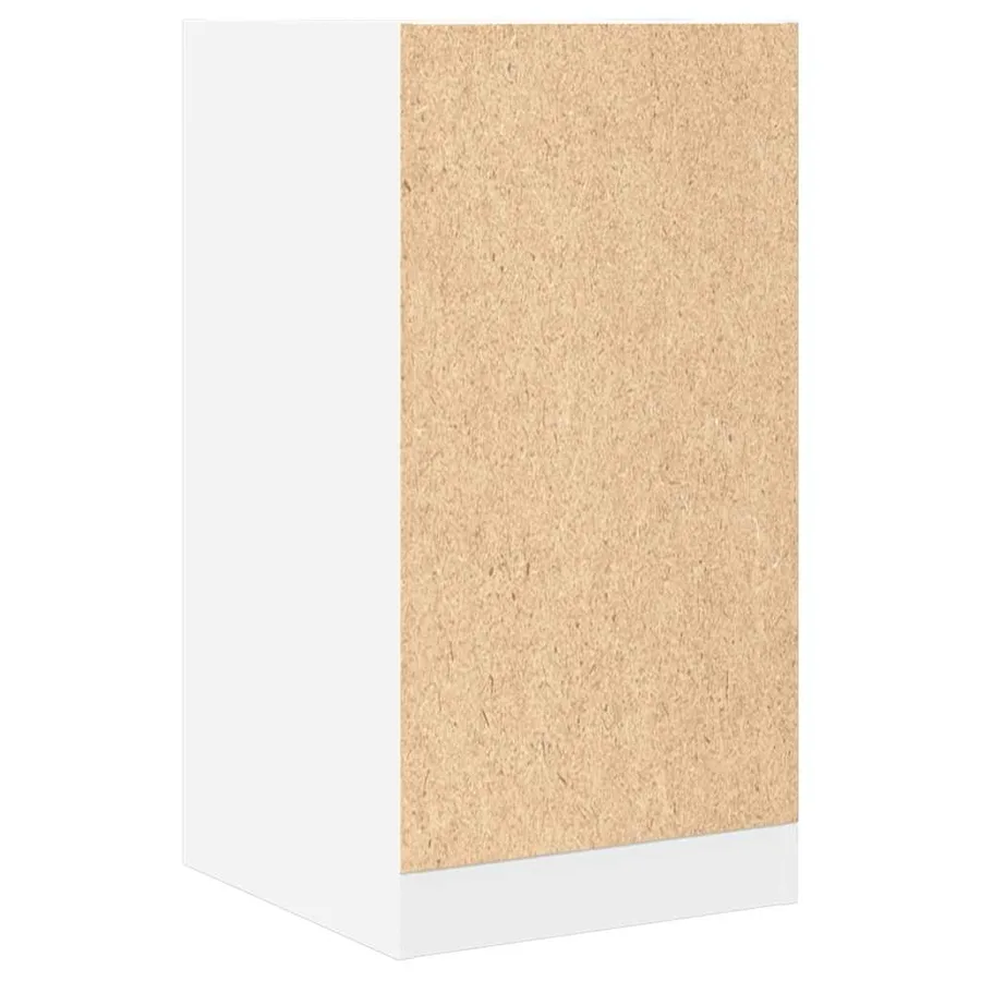 Armoire d'apothicaire blanc 40x41x77,5 cm bois d'ingénierie - 6
