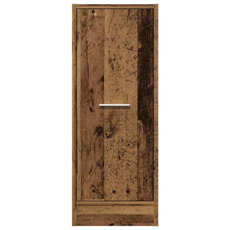 Armoire d'apothicaire vieux bois 30x41x77,5cm bois d'ingénierie - 5