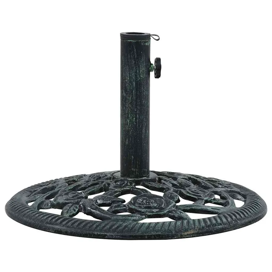 Parasol base Green 9 kg 40 cm Cast iron - 2