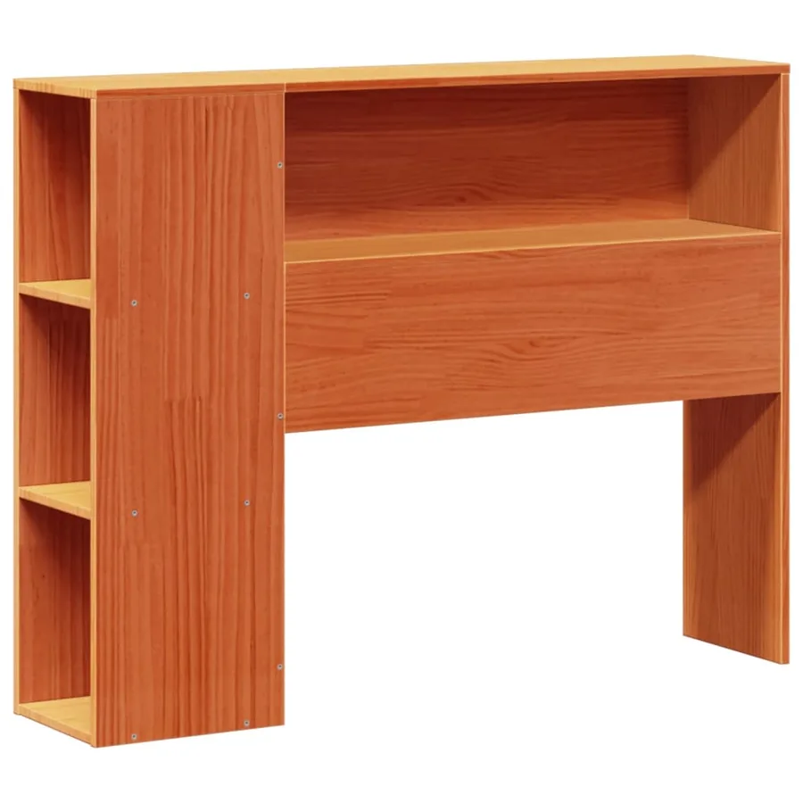 Cadre de lit sans matelas cire marron 100x200cm bois pin massif - 8