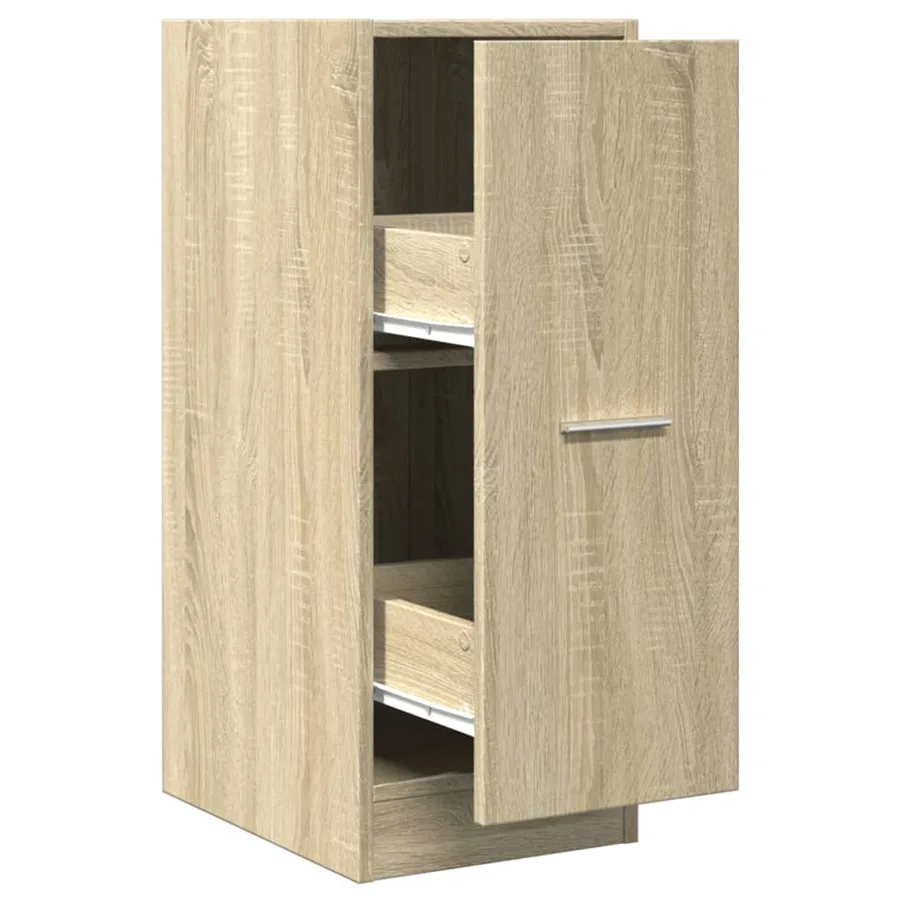 Armoire d'apothicaire chêne sonoma 30x41x77,5cm bois ingénierie - 2