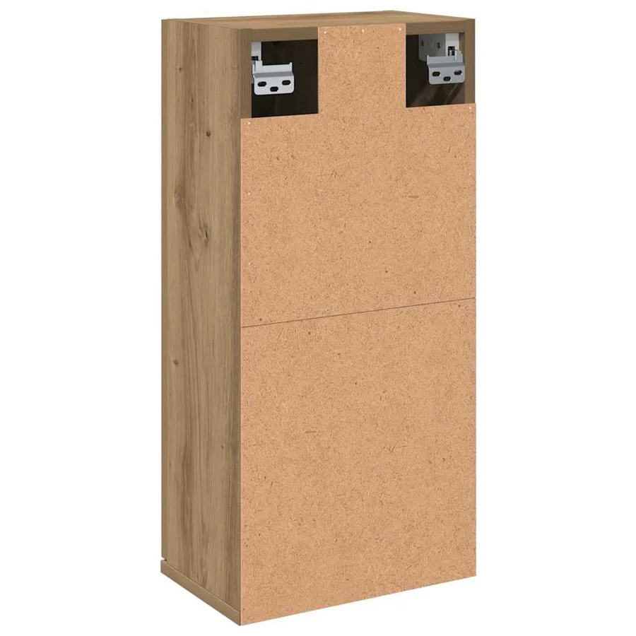 Armoire de salle de bain murale chêne artisanal 32x20x67 cm - 6
