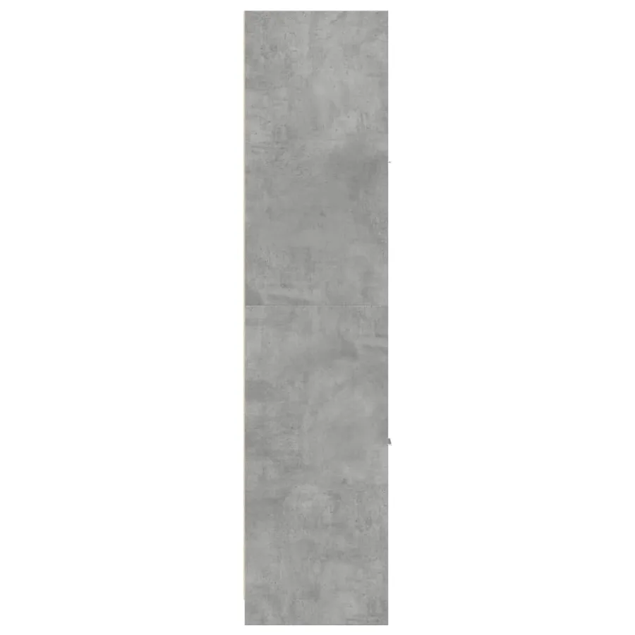 Armoire d'apothicaire gris béton 30x41x174,5 cm bois ingénierie - 7