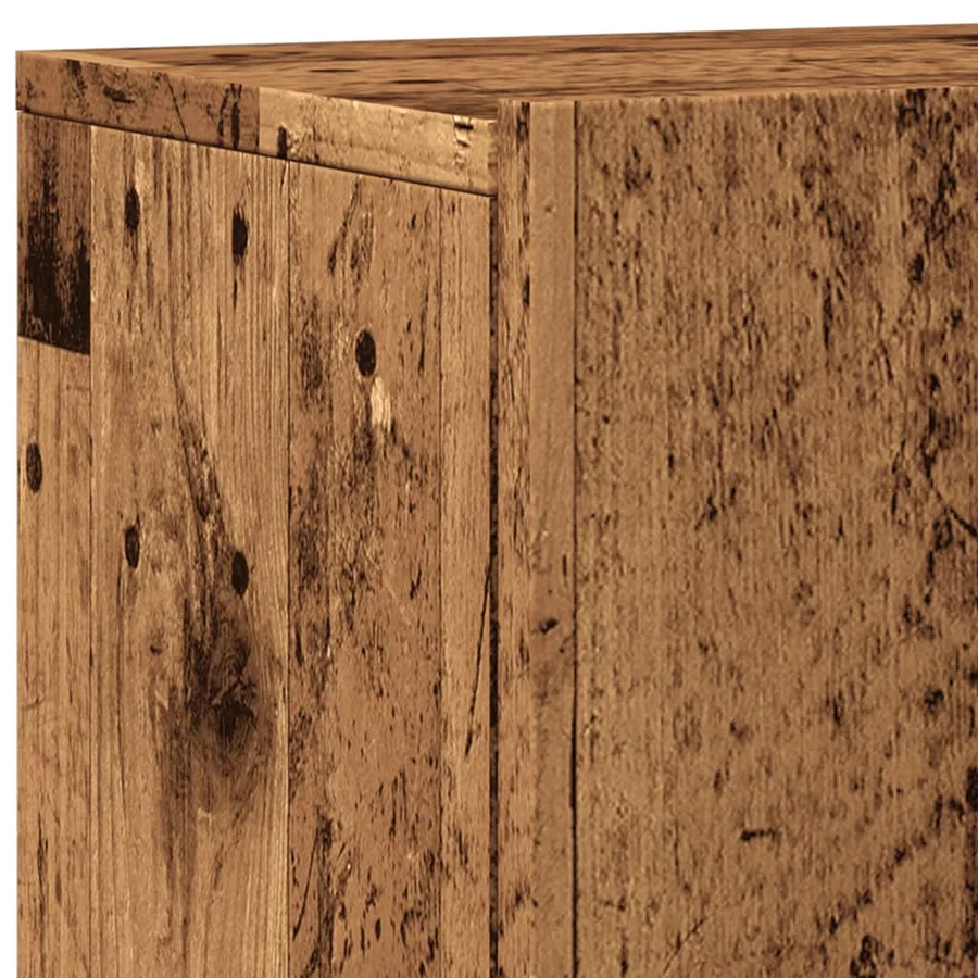 Meubles TV muraux 2 pcs vieux bois 80x30x41 cm - 8