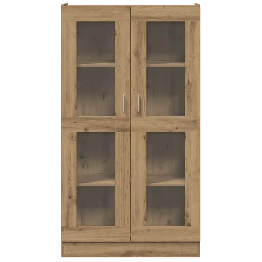 Buffet haut Chêne artisanal 82,5x30,5x150 cm Bois d'ingénierie - 4