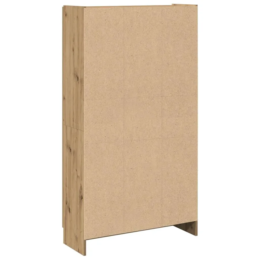 Buffet haut Chêne artisanal 82,5x30,5x150 cm Bois d'ingénierie - 5