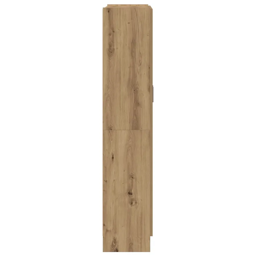 Buffet haut Chêne artisanal 82,5x30,5x150 cm Bois d'ingénierie - 6