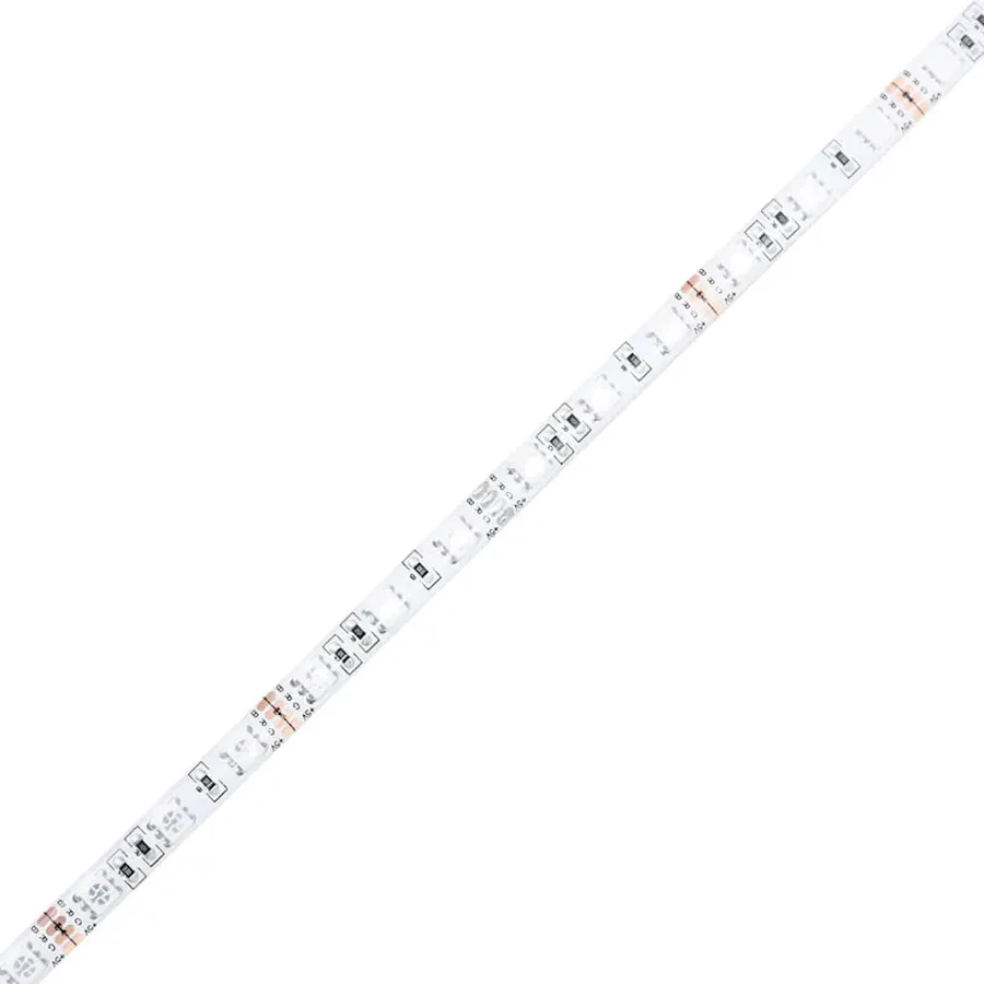 Table basse avec lumières LED chêne artisanal 50x50x40 cm - 11
