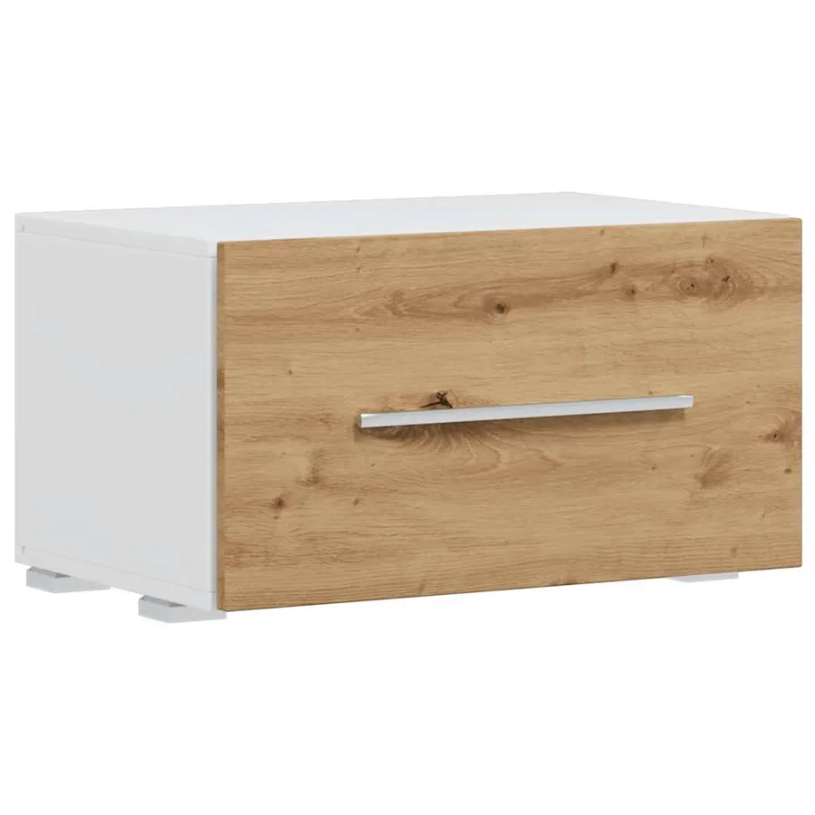 Meubles TV et lumière LED 5 pcs chêne artisanal bois ingénierie - 10