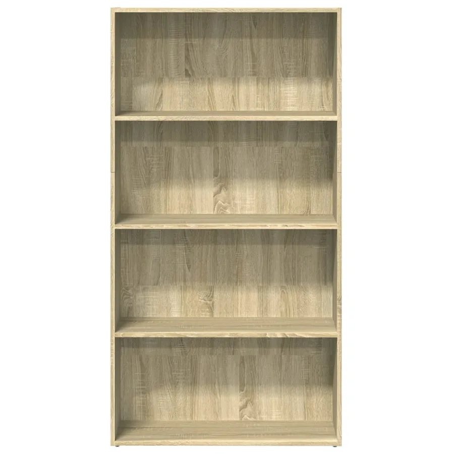 Bibliothèque chêne sonoma 80x30x152 cm bois d'ingénierie - 4