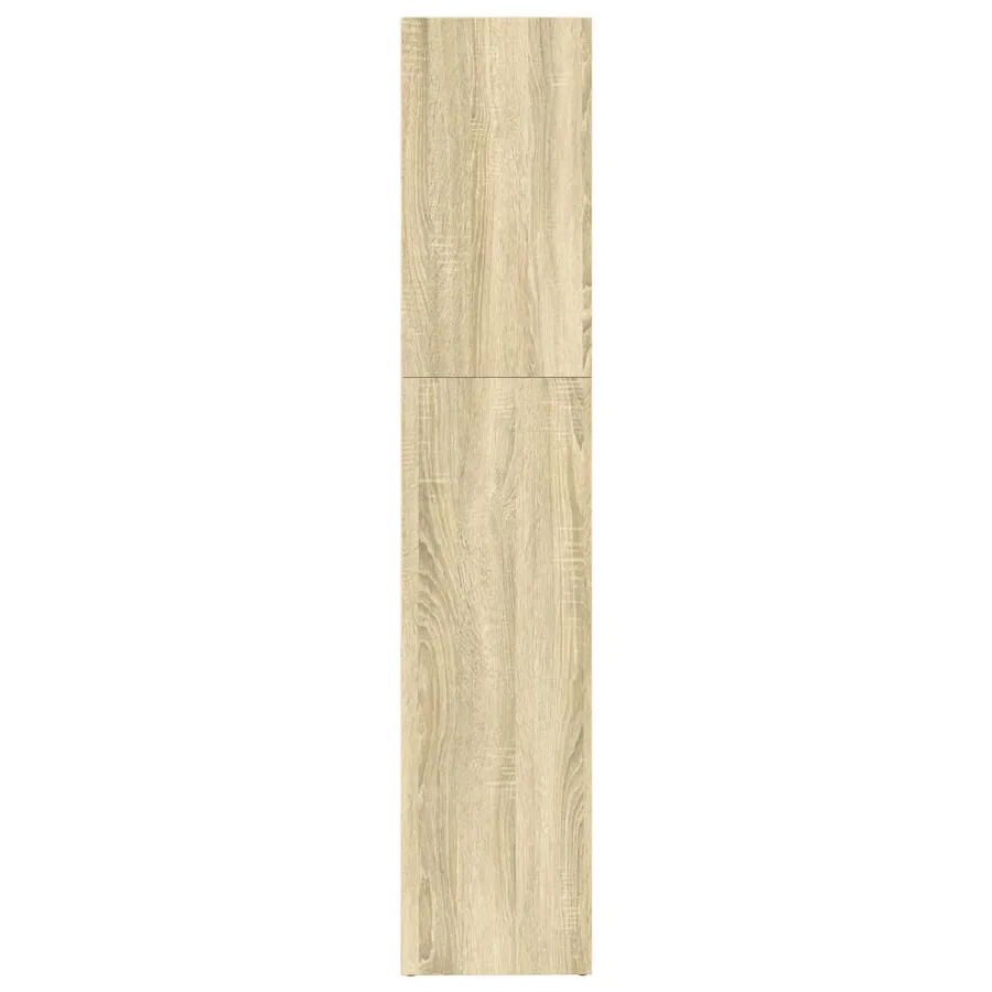 Bibliothèque chêne sonoma 80x30x152 cm bois d'ingénierie - 6