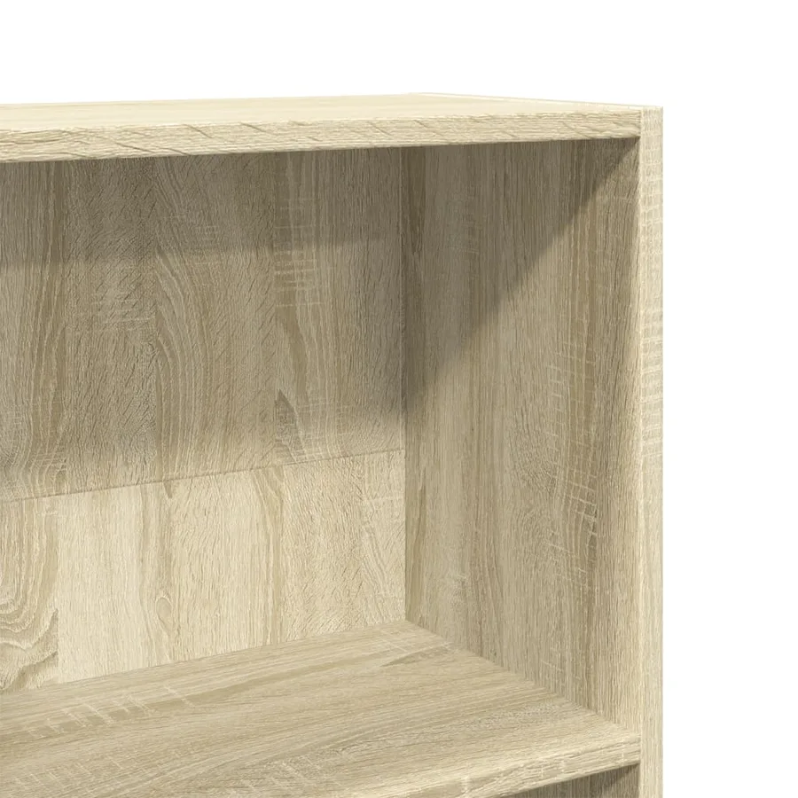 Bibliothèque chêne sonoma 80x30x152 cm bois d'ingénierie - 7