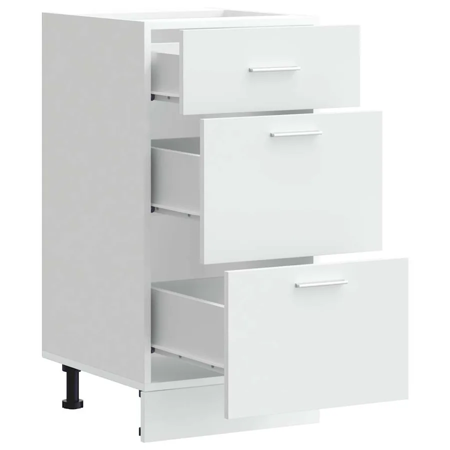 Meuble bas "Lyon" Blanc 40 x 46 x 81,5 cm Bois d'ingénierie - 5