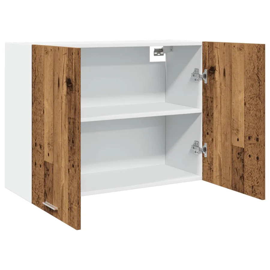 Armoire suspendue "Lyon" Bois ancien 80 x 31 x 60 cm Bois d'ingénierie - 5