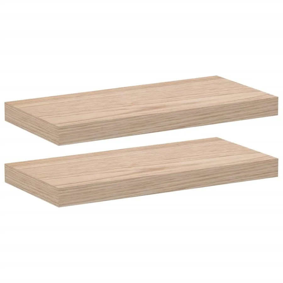 Étagères flottantes 2 pcs 50x23,5x4 cm bois d'ingénierie - 2
