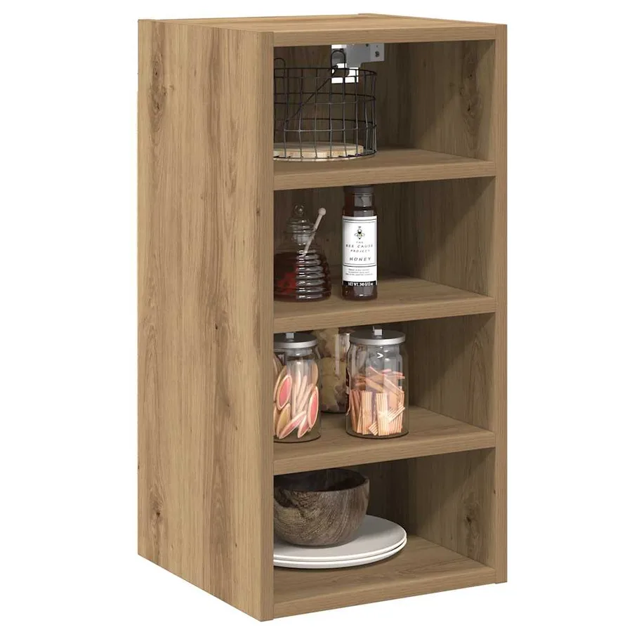 Armoire suspendue "Riga" Chêne artisanal 30 x 29,5 x 60 cm Bois d'ingénierie - 3