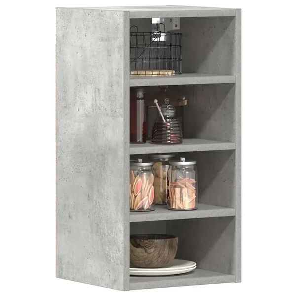 Armoire suspendue "Riga" Gris béton 30 x 29,5 x 60 cm Bois d'ingénierie