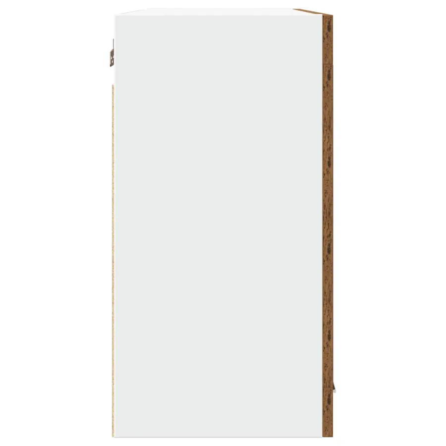 Vitrine suspendue "Lyon" Bois ancien 80 x 31 x 60 cm Bois d'ingénierie - 5