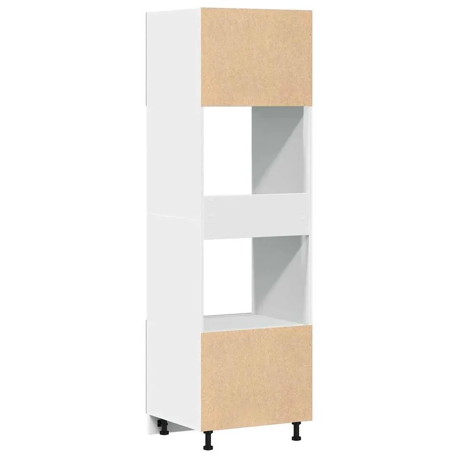 Meuble micro-ondes "Lyon" Gris béton 60 x 57 x 207 cm Bois d'ingénierie - 7