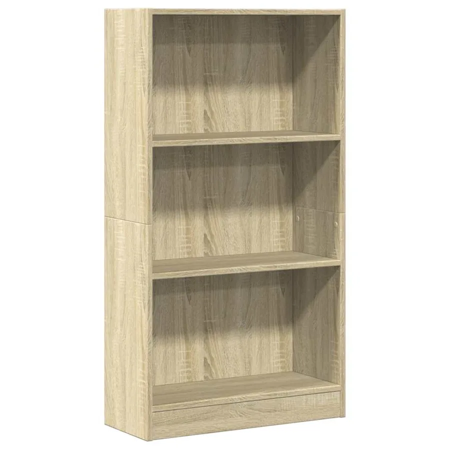 Bibliothèque chêne sonoma 60x24x109 cm bois d'ingénierie - 2