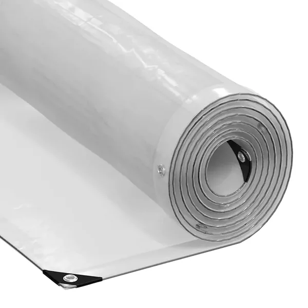 Housse de protection plantes avec œillets 2x8 m polyéthylène